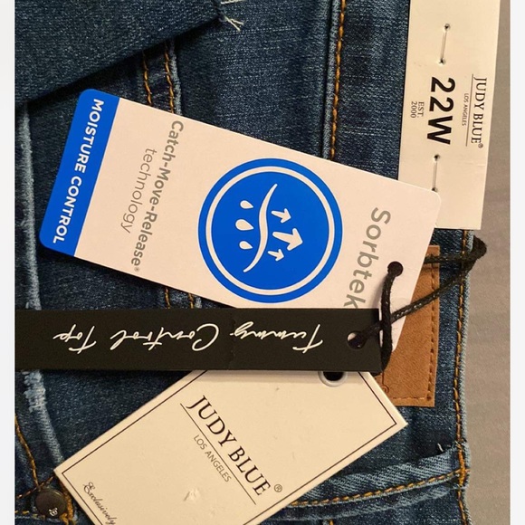 NWT Judy Blue Tummy Control Flare High waisted Sz 22 - Picture 8 of 9